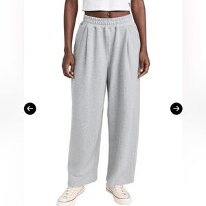 Madewell Terry Oversize Sweatpants / Heather Gym Class Gray